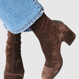 Mara – Elegantní Boty z Ekologické Semišové Kůže