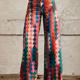 Malina – Kalhoty se širokými nohavicemi v boho-chic stylu