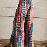 Malina – Kalhoty se širokými nohavicemi v boho-chic stylu