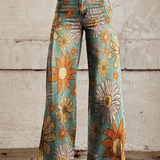 Talida – Kalhoty se širokými nohavicemi v boho-chic stylu