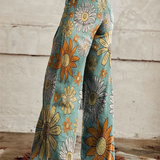 Talida – Kalhoty se širokými nohavicemi v boho-chic stylu