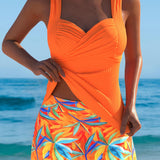 Minodora – Elegantní tankiny s tropickou sukní
