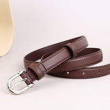 Doina – Classic brown belt with gold buckle