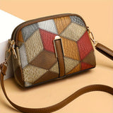 Clio — Mini crossbody kabelka patchwork