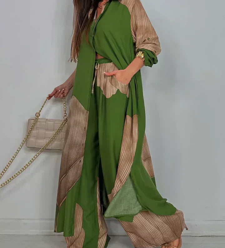Ileana – Letní Chic Sada s Patchwork Vzorem