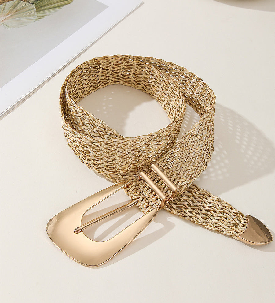 Makeup – Braided cotton and linen belt