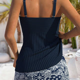 Tereza – Elegantní plavkový set s plisovaným tankini
