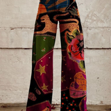 Emanuela – Kalhoty se širokými nohavicemi v boho stylu