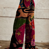 Emanuela – Kalhoty se širokými nohavicemi v boho stylu