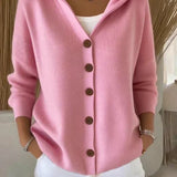 Fleur | Soft hooded cardigan