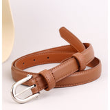 Doina – Classic brown belt with gold buckle