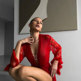 Ilinca – Kimono z průhledné krajky