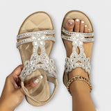 Marina – Boho sandály s pletenými pásky
