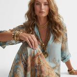 Maria – Elegantní dlouhé košilové šaty