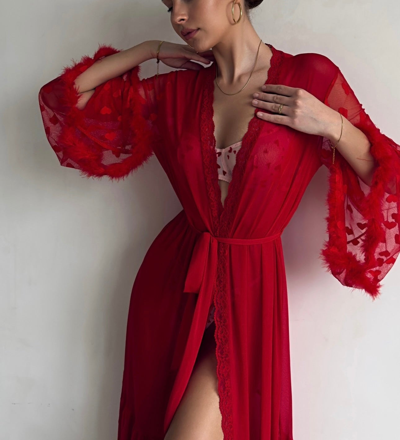 Ilinca – Kimonó z průhledné krajky