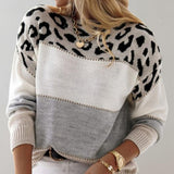 Sara | Elegant Leopard Sweater