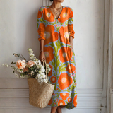Cătălina – Květinové umělecké šaty s nádechem boho-chic