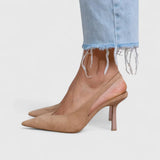 Isabelle – Slingback boty s leopardím vzorem