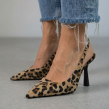 Isabelle – Slingback boty s leopardím vzorem