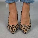 Isabelle – Slingback boty s leopardím vzorem