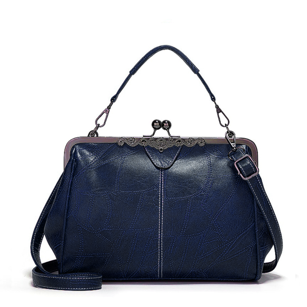 Mila — Vintage Taška s Elegantním Uzávěrem
