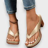 Rodica – Elegantní mules na podpatku
