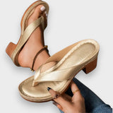 Rodica – Elegantní mules na podpatku