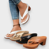 Rodica – Elegantní mules na podpatku