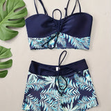 Oana – Dvoudílné bikiny s potiskem listů