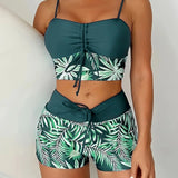 Oana – Dvoudílné bikiny s potiskem listů