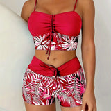 Oana – Dvoudílné bikiny s potiskem listů