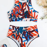 Octavia – Sportovní bikiny s vysokým pasem a elastickým materiálem