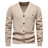 Dylan | Teplý pánský cardigan s výstřihem do V