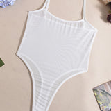 Corina – Body z průhledného síťovaného materiálu