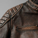 Luca – Kožená moto bunda s městským designem