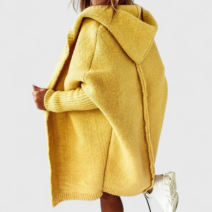 Davynne | Long hooded cardigan