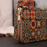 Natalia — Boho květinový ramenní kabelka