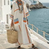 Mara – Blue kaftan dress from Greece