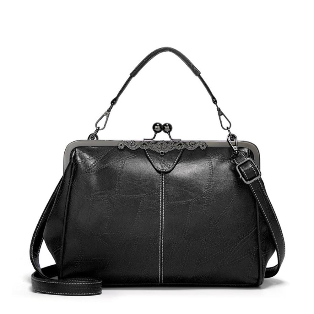 Mila — Vintage Taška s Elegantním Uzávěrem