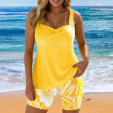 Brânduša – Elegantní pruhované tankini šortky