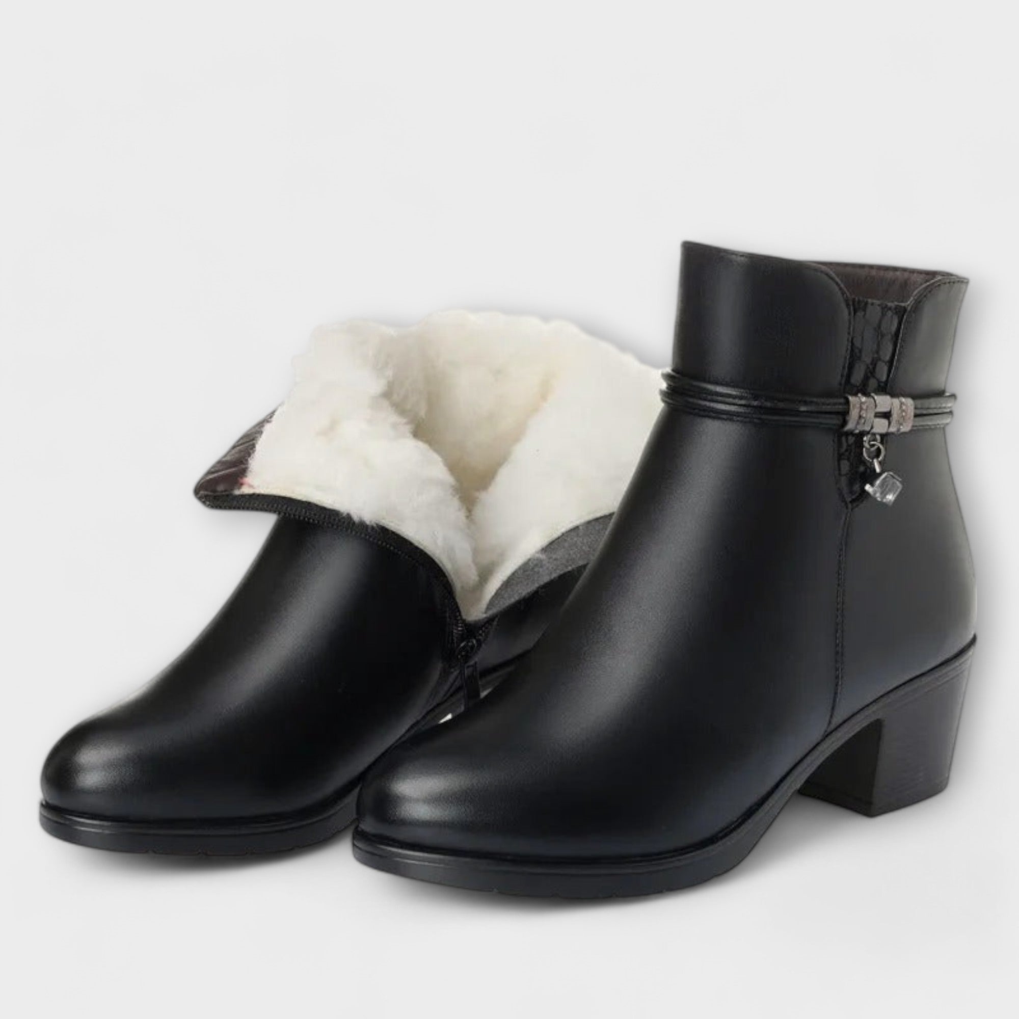 Emilia – Elegantní zimní boty se zipem