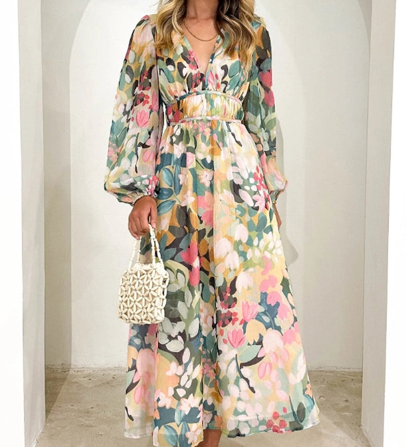 Elvira – Dlouhá Šaty ve Stylu Boho