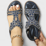Marina – Boho sandály s pletenými pásky