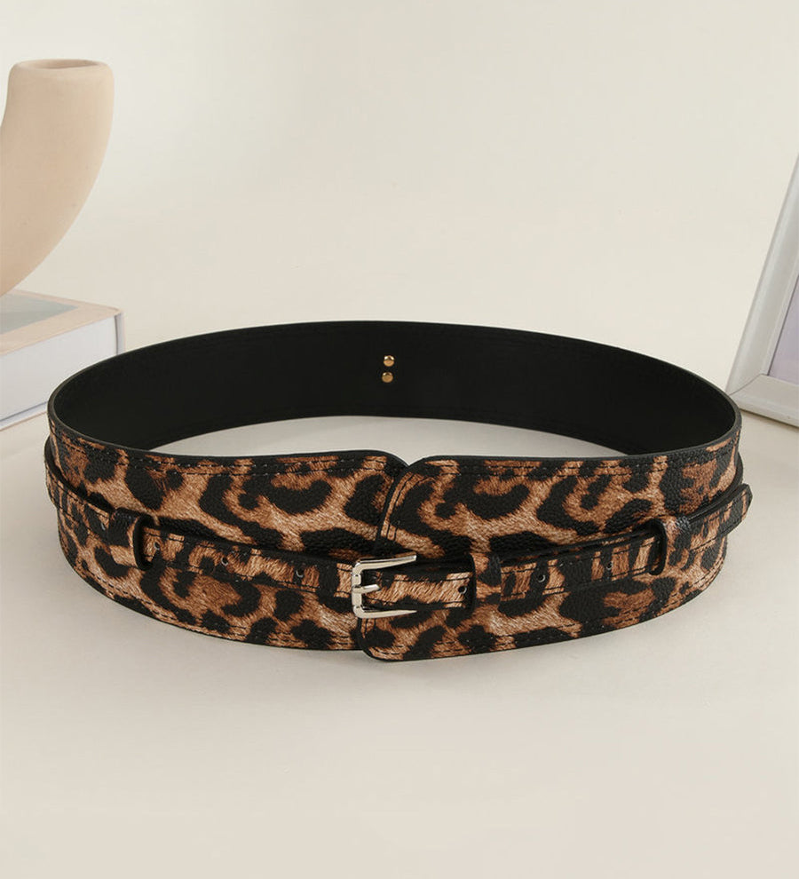 Florica – Asymetrický pásek s leopardím potiskem