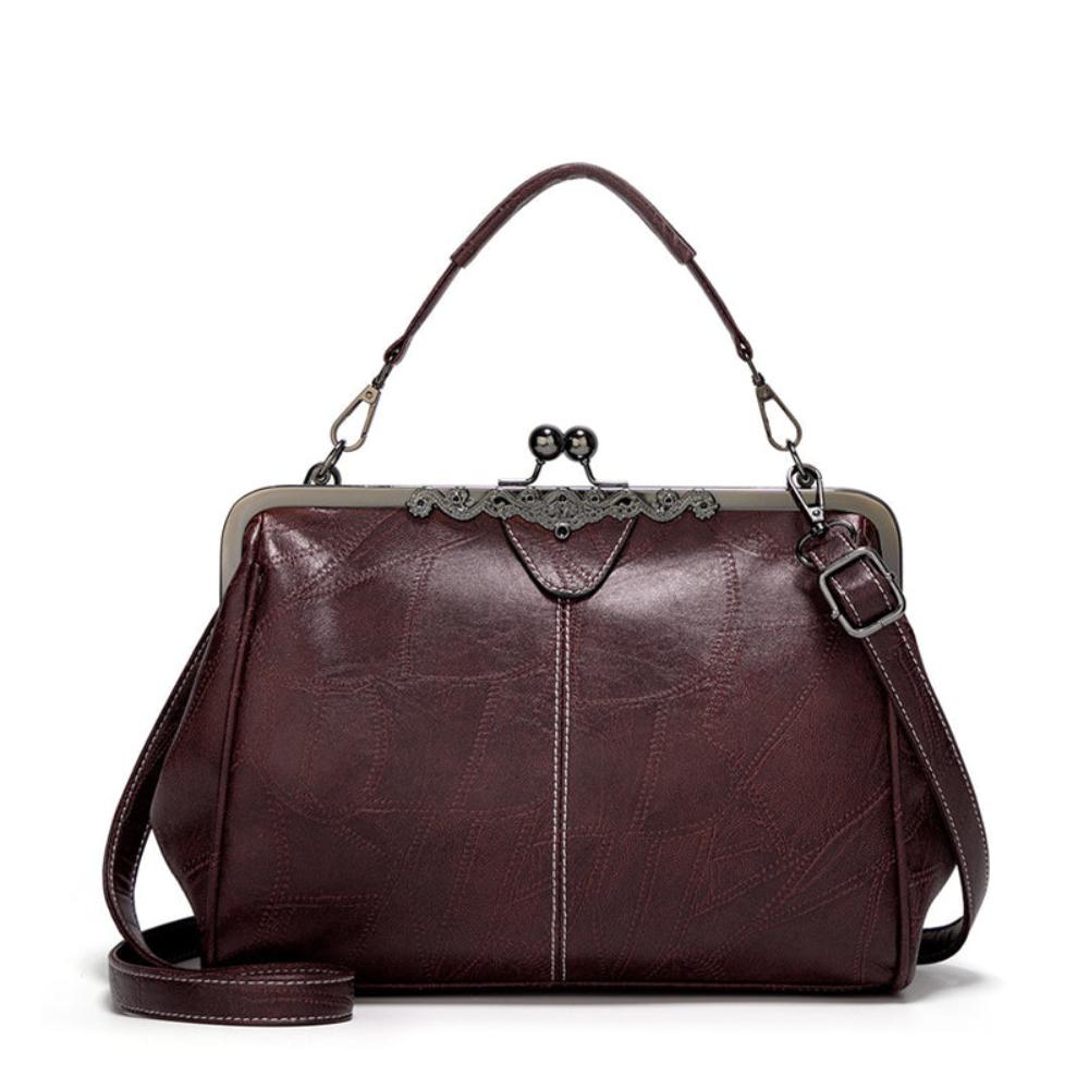 Mila — Vintage Taška s Elegantním Uzávěrem