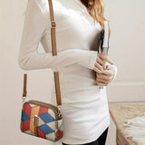 Clio — Mini crossbody kabelka patchwork