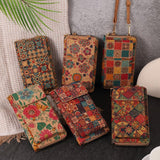 Natalia — Boho květinový ramenní kabelka