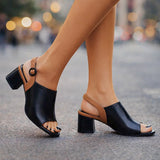 Melanie Marie | Slingback boty na podpatku