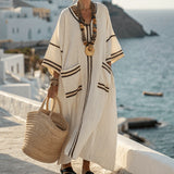 Cătălina – Kaftan dress with bohemian details