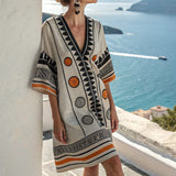 Delia – Nile-inspired Kaftan Dress